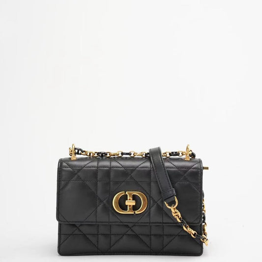 Dior Bag Christian Miss Caro Bag Lambskin Black Mini Mini Bag