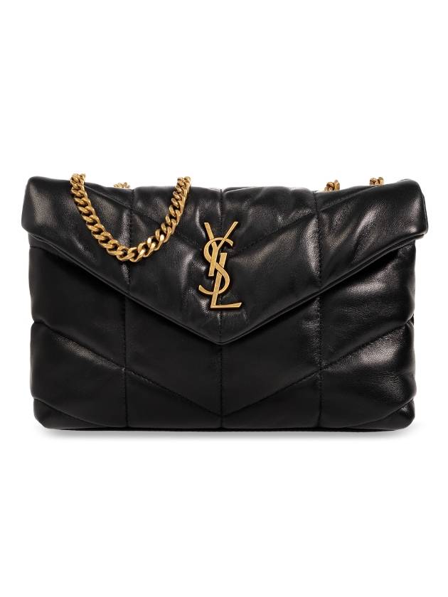 YSL Saint Laurent Saint Laurent Trending Toy Puffer Quilting Lambskin Black Shoulder Bag