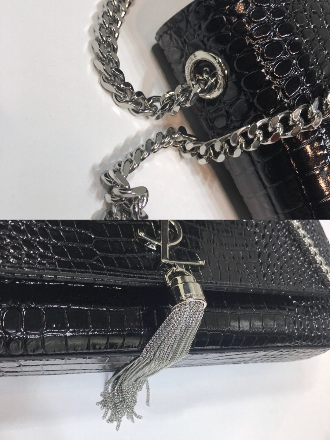YSL Saint Laurent YSL Top Quality Kate Metop Qualityum Bag Black Chain Travel Bag 354119Dnd0N1000 2085