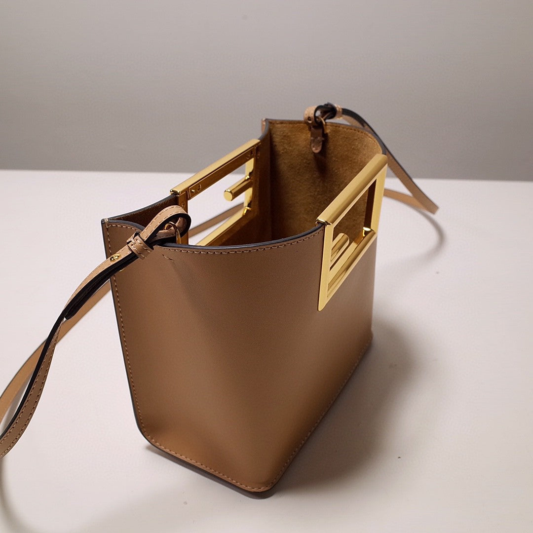 Top QualityTop Quality Way 17.5cm Black Beige Handbag