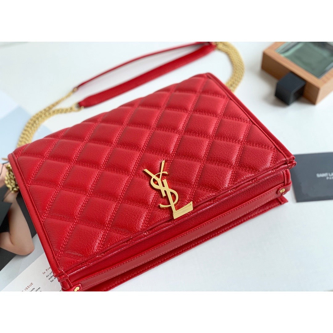 YSL Saint Laurent Lou Shoulder Bag Quilted Chain 105In27Cm Ysl 5553