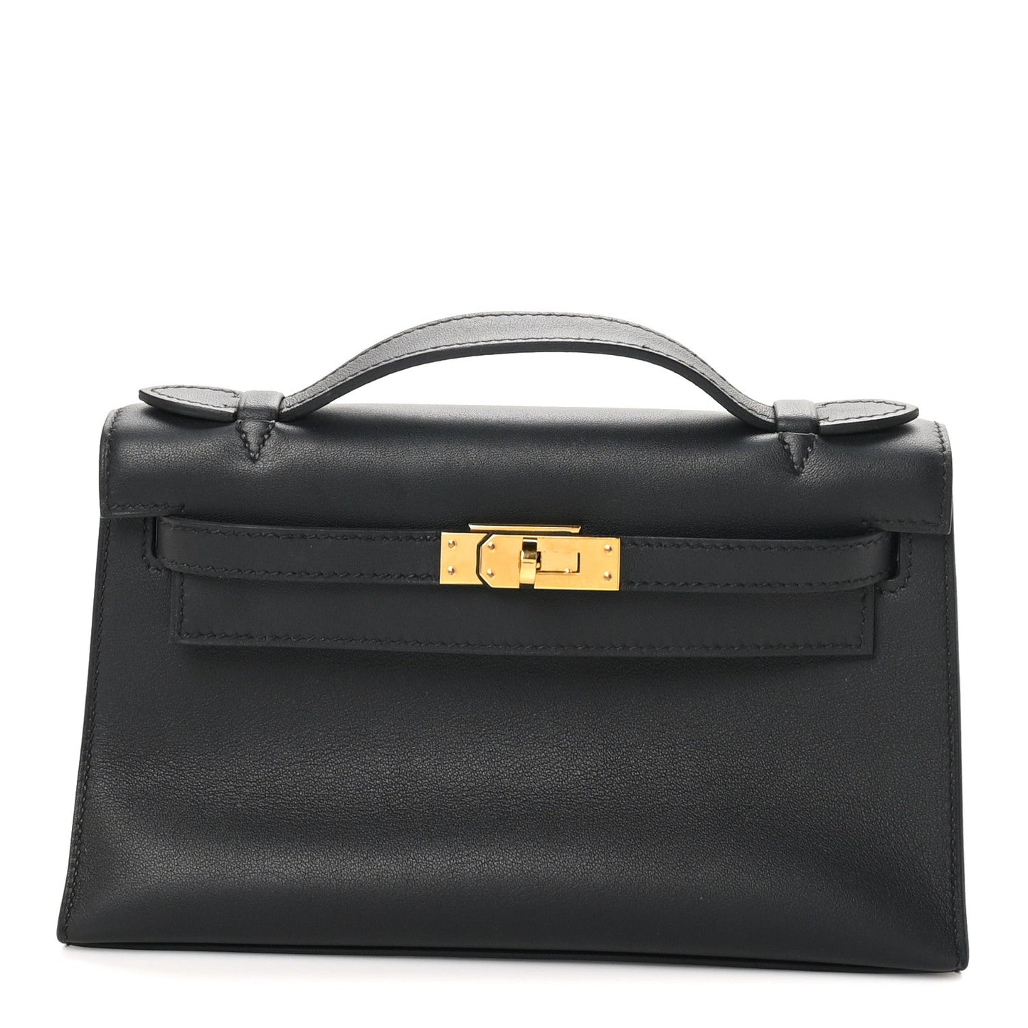 Hermes Swift Kelly Pochette Clutch Black Clutch Bag Clutch Black 1756173