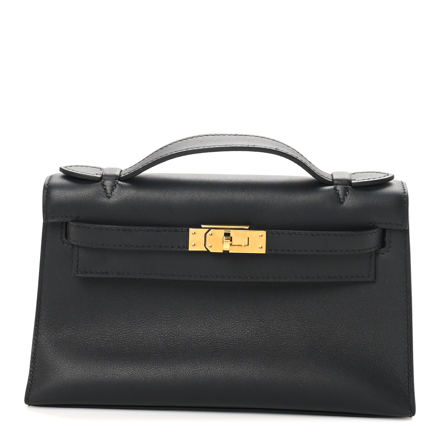 Hermes Swift Kelly Pochette Clutch Black Clutch Bag Clutch Black 1756173