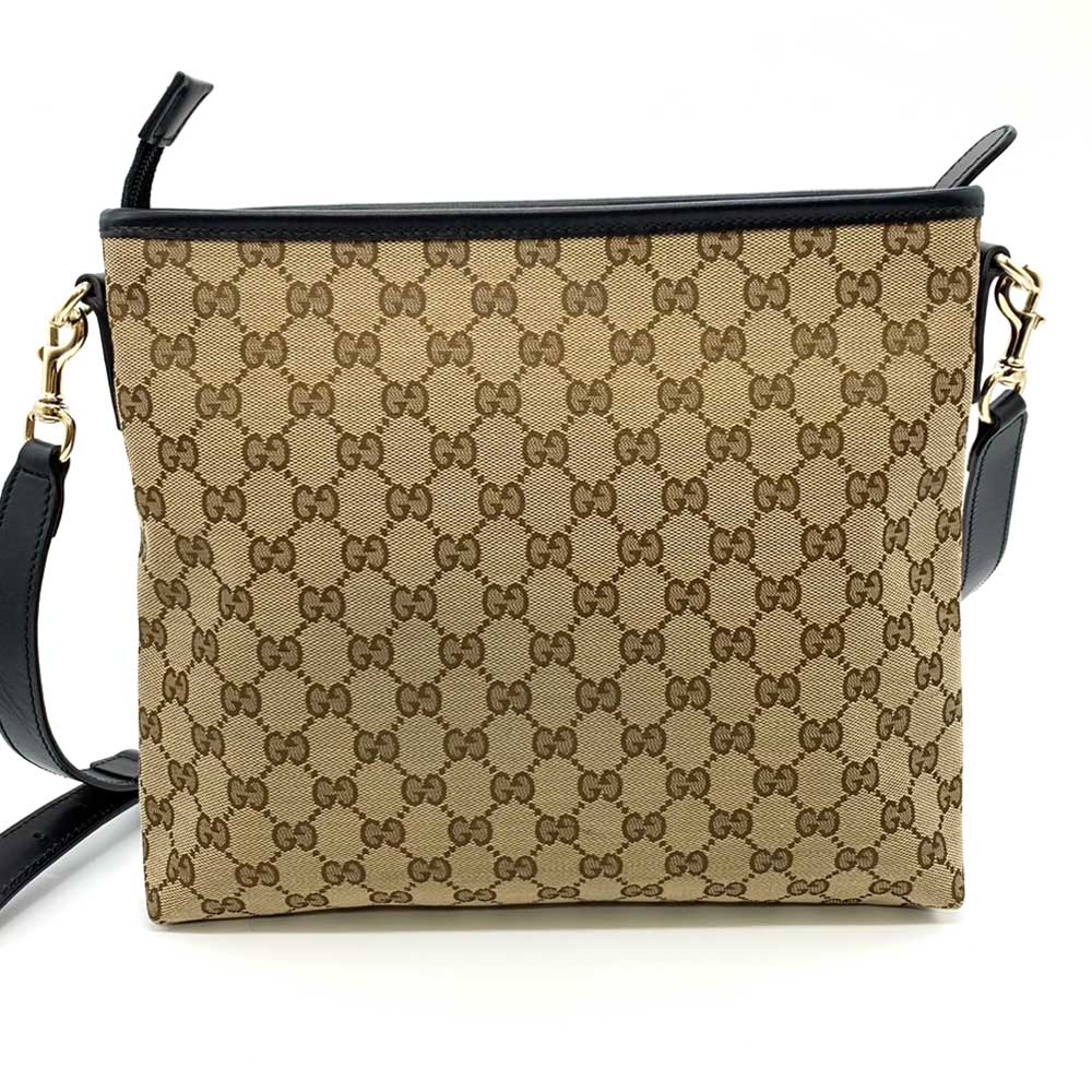Gucci Shoulder Bag Leather Canvas Bag 53