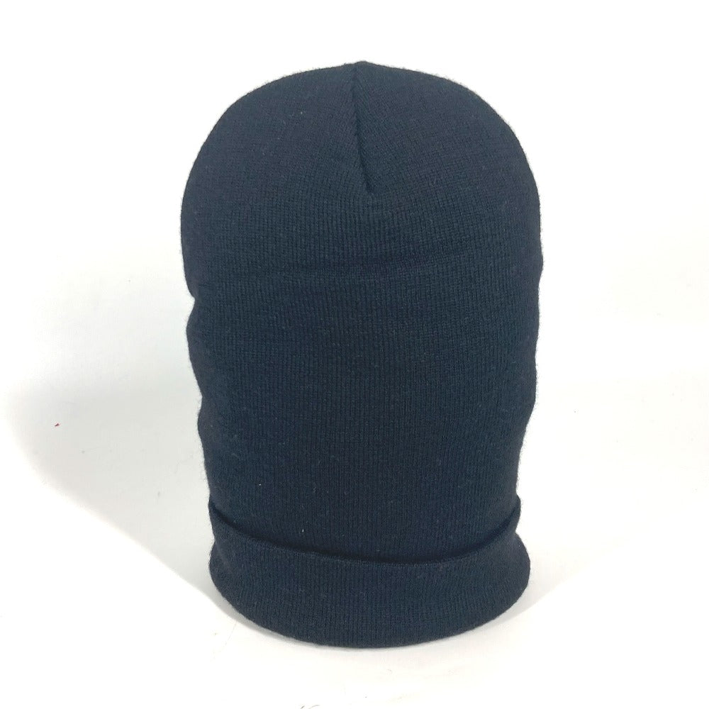 Gucci Knit beanie knit Wool Black Logo Apparel