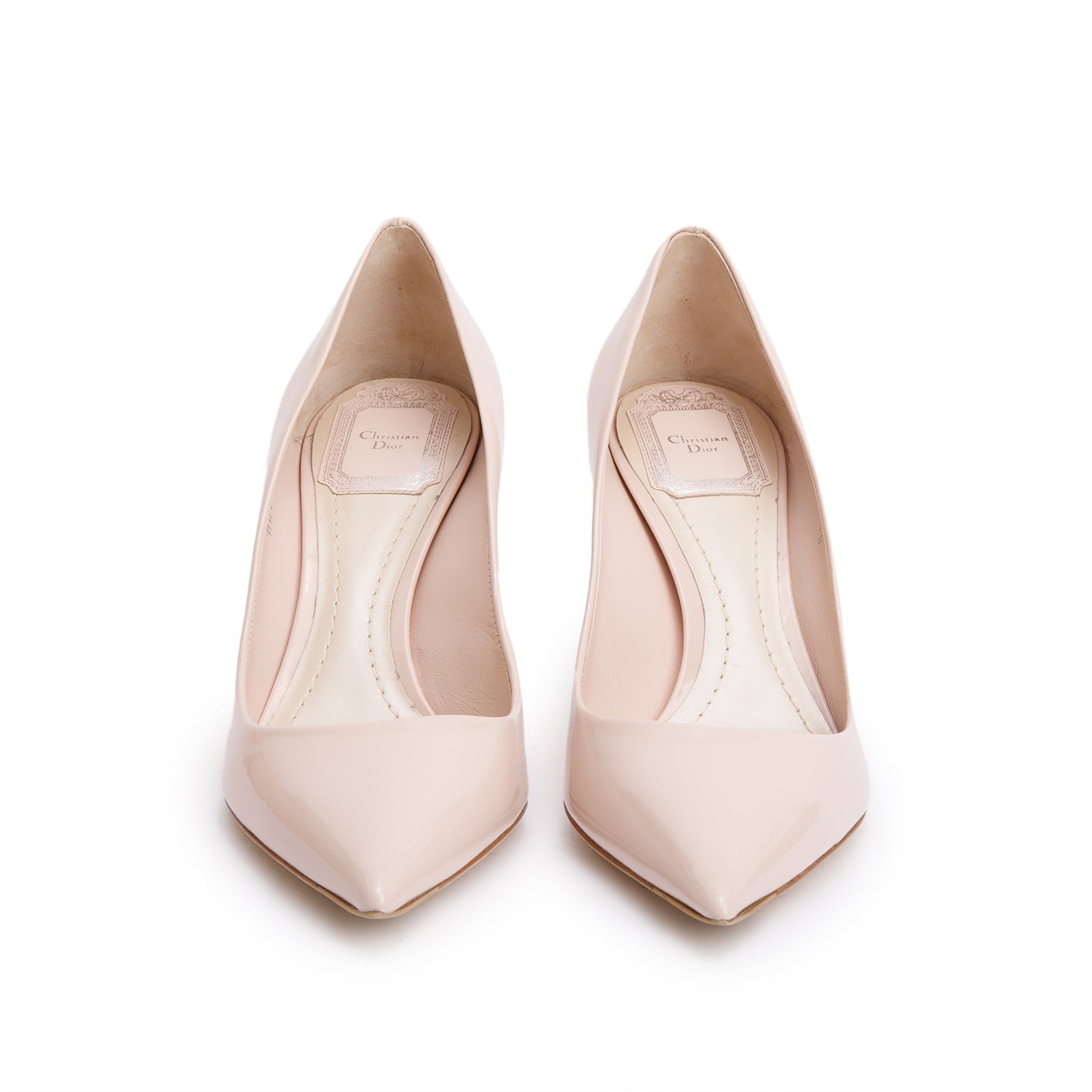 Dior Christian Patent Essence Pumps, Size Handbag Leather Pink Shoes