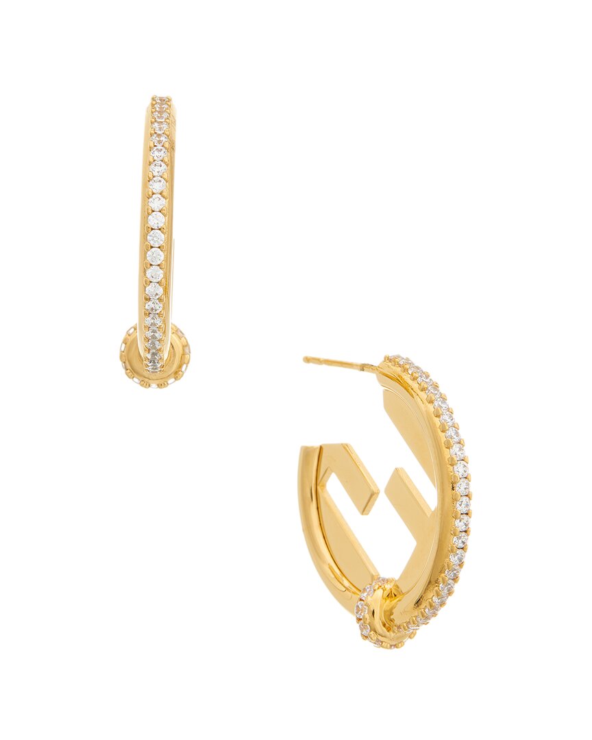 Fendi Jewelry Everround Earrings Yellow