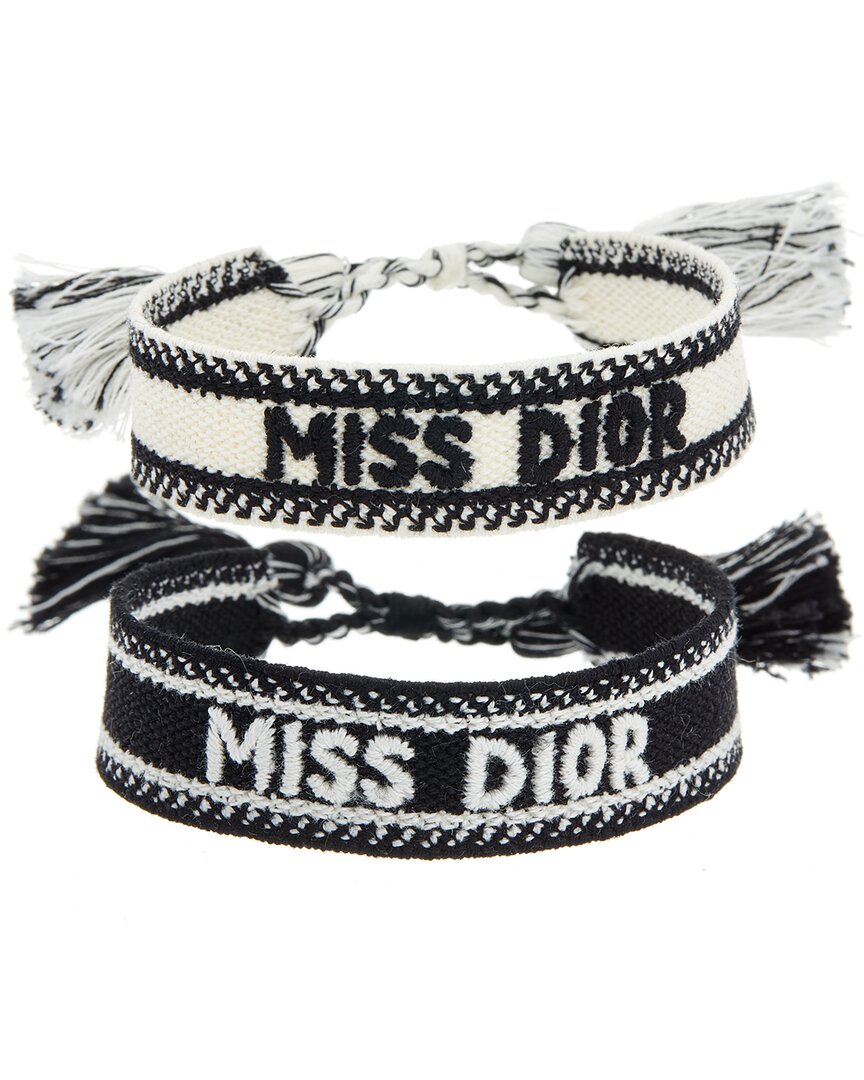 Dior Jewelry Set Of 2 Miss Bracelets