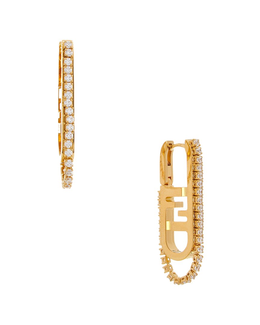 Fendi Jewelry O'lock Earrings 5 Yellow
