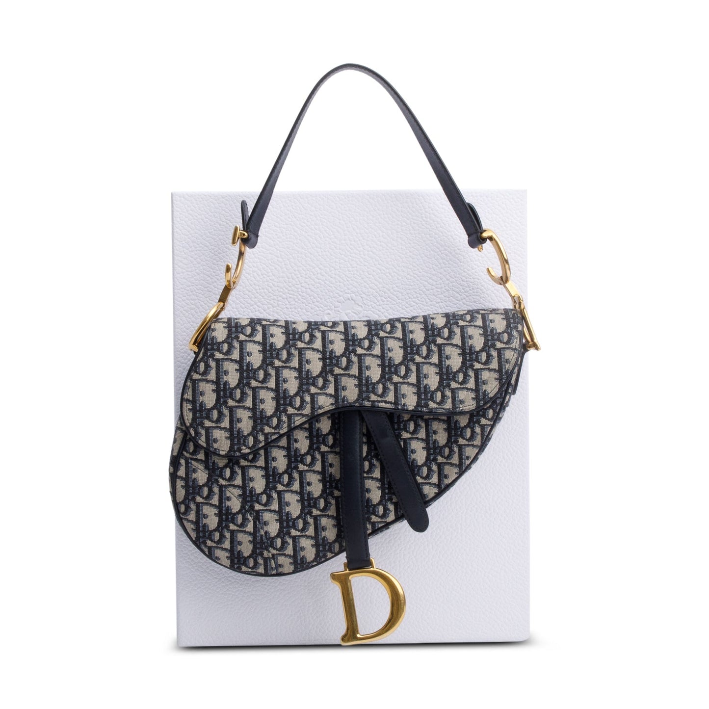 Dior Christian Oblique Saddle Bag Medium Travel Bag Saddle Bag