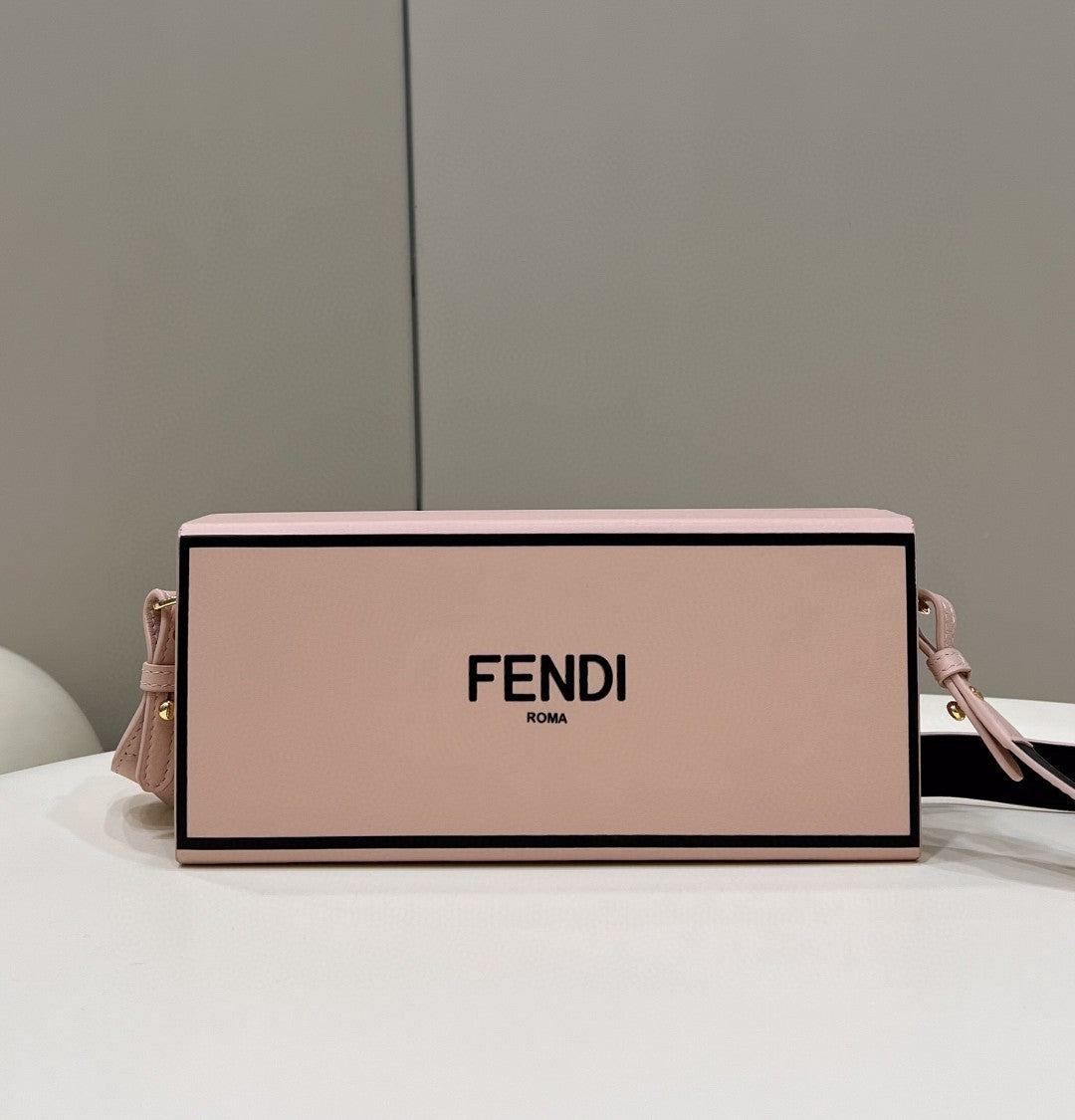 Horizontal Box Pink Travel Bag