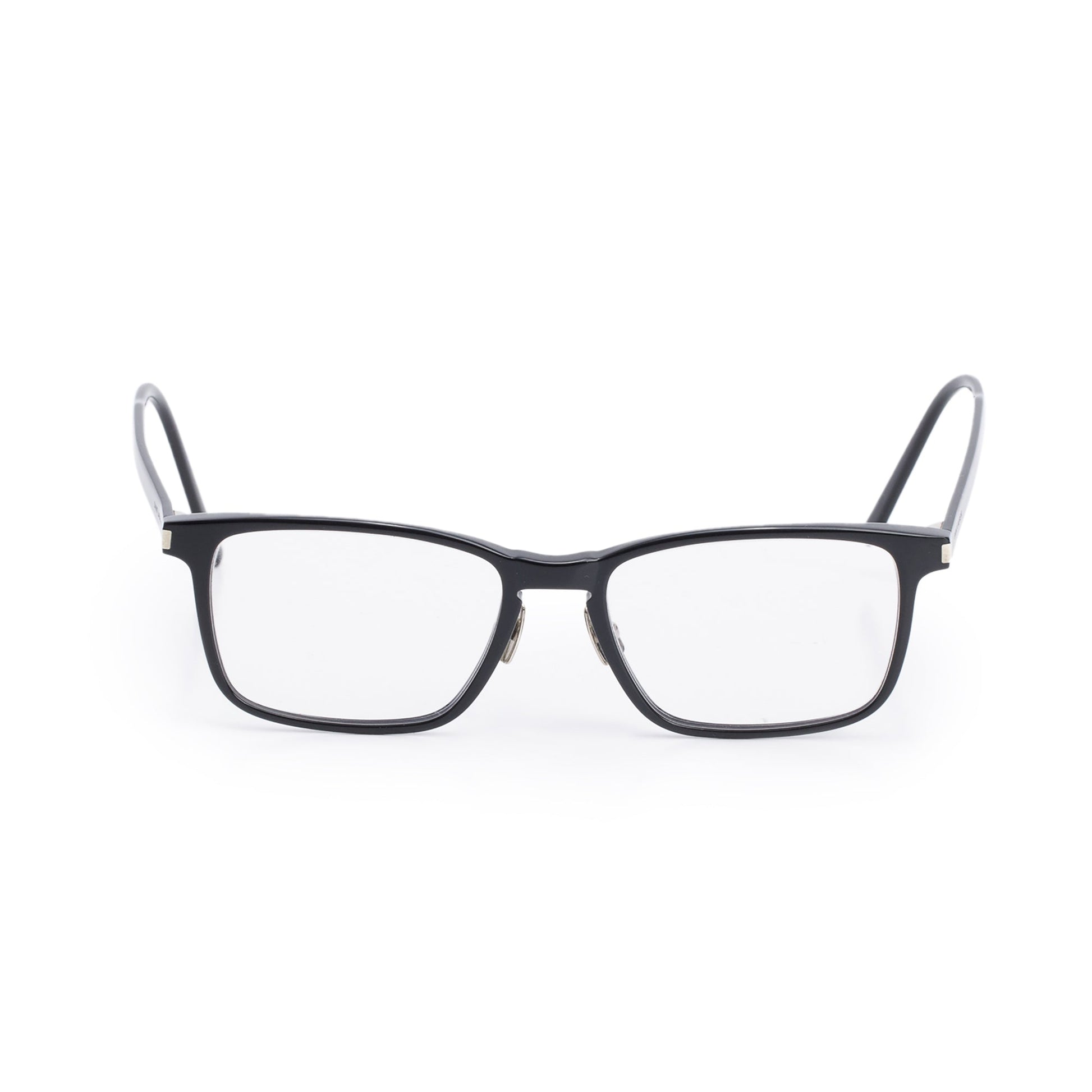 YSL Saint Laurent Metal Sl Slim Eyeglasses Travel Bag Black