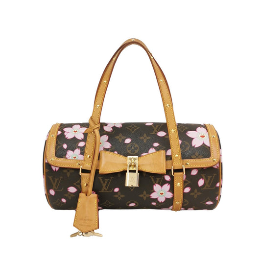 Louis Vuitton x Takashi Murakami Papillon 28 Monogram Handbag Handbag 1