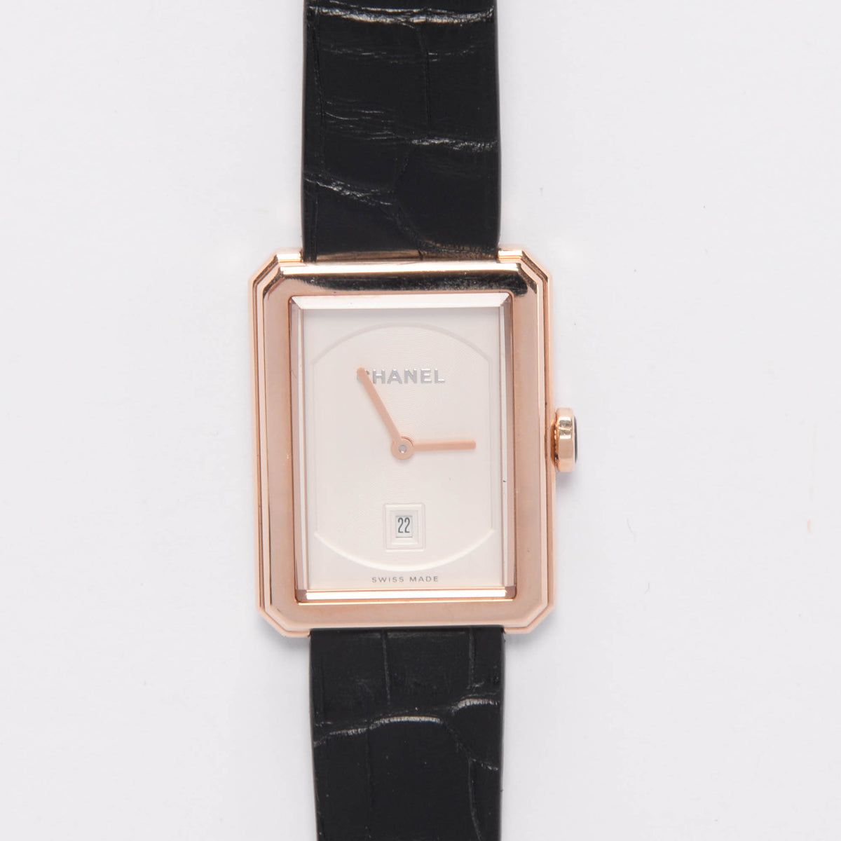 Chanel Beige Gold Medium Boy.Friend Watch