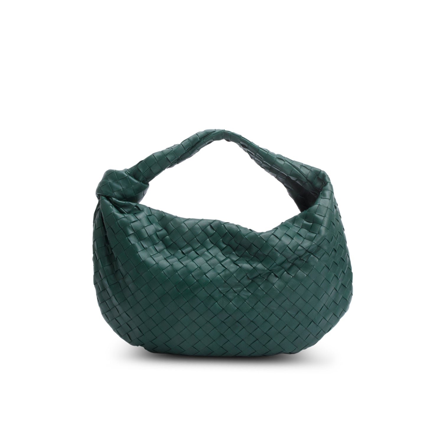 Bottega Veneta Intrecciato Classic Jodie Hobo Bag Leather Green Travel Bag
