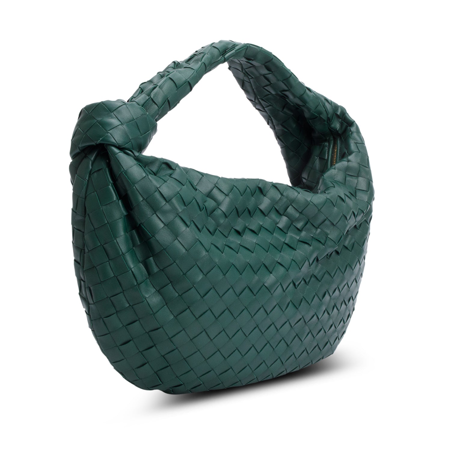 Bottega Veneta Intrecciato Classic Jodie Hobo Bag Leather Green Travel Bag