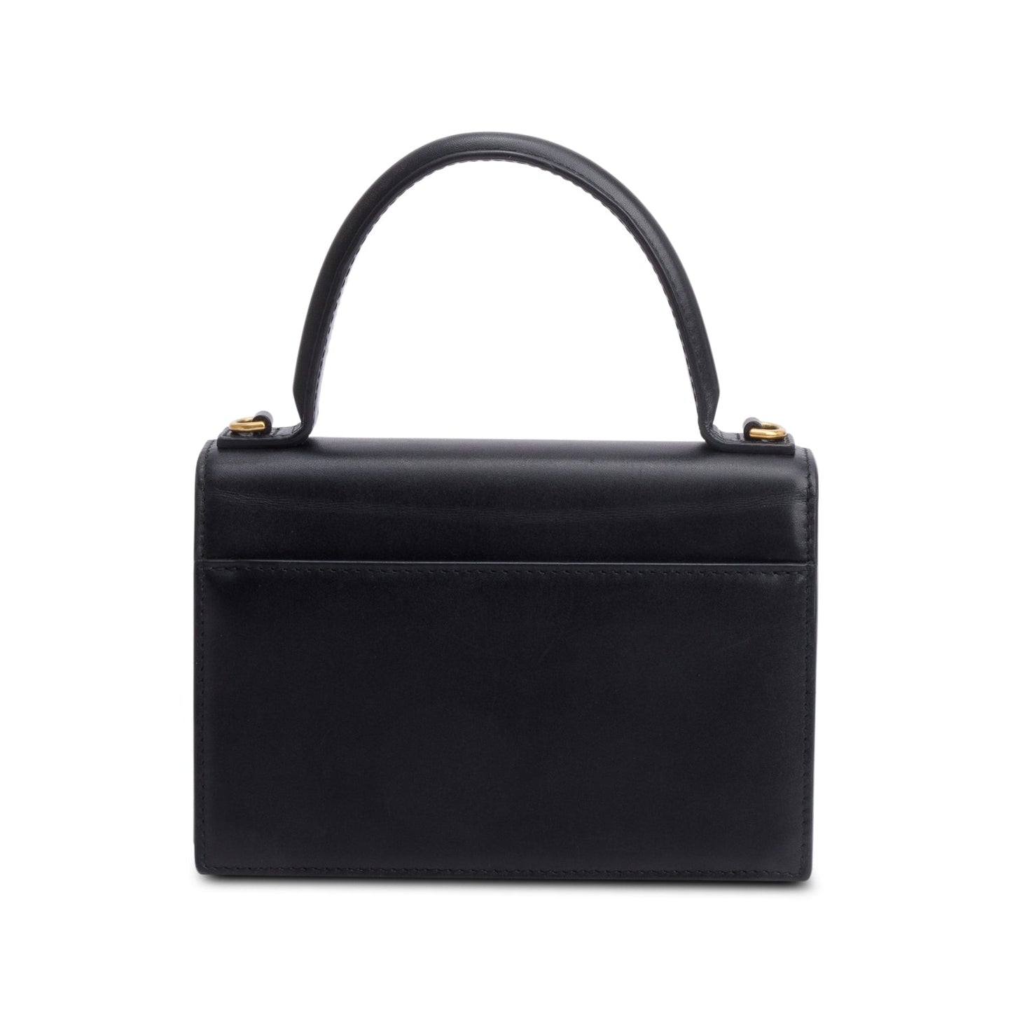 Balenciaga Xs Sharp Top Handle Bag Leather Black Travel Bag