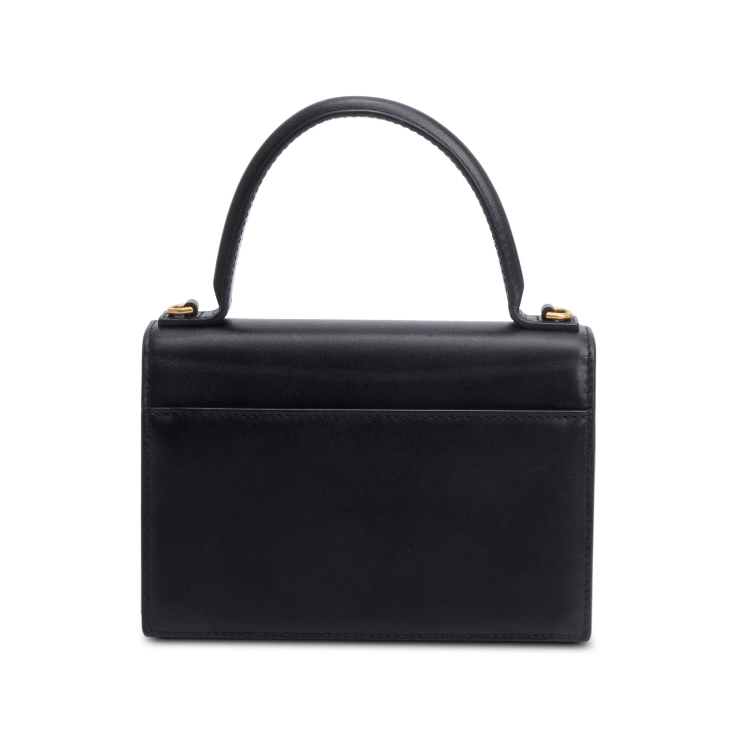 Balenciaga Xs Sharp Top Handle Bag Leather Black Travel Bag
