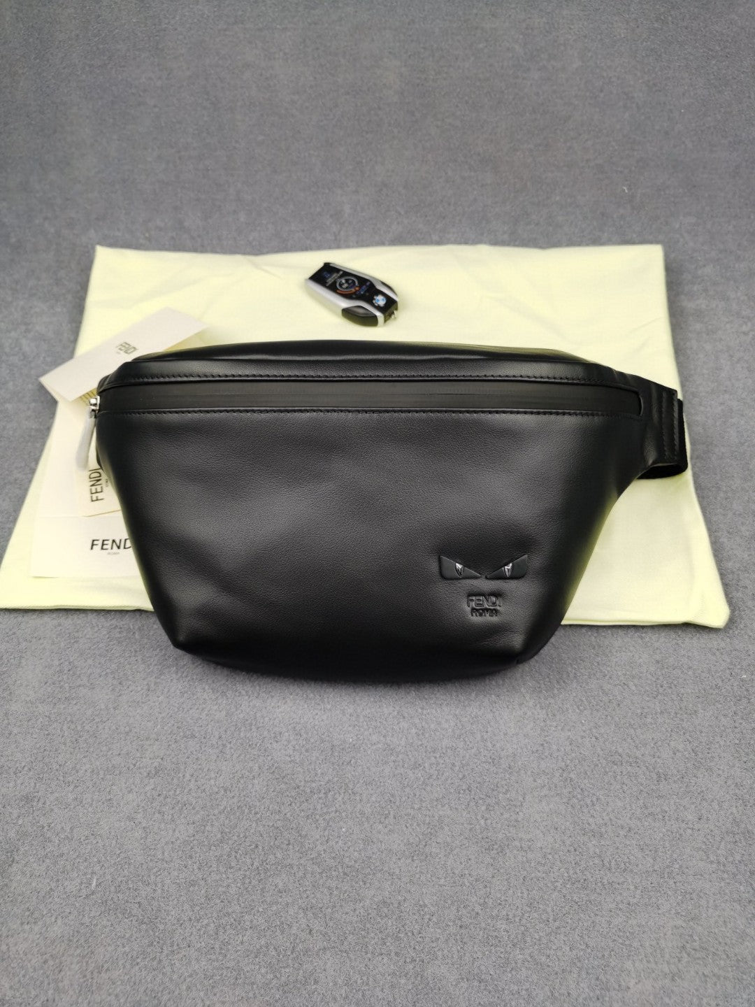 Fendi Top QualityTop Quality Little Monster Black FF Accessory 3