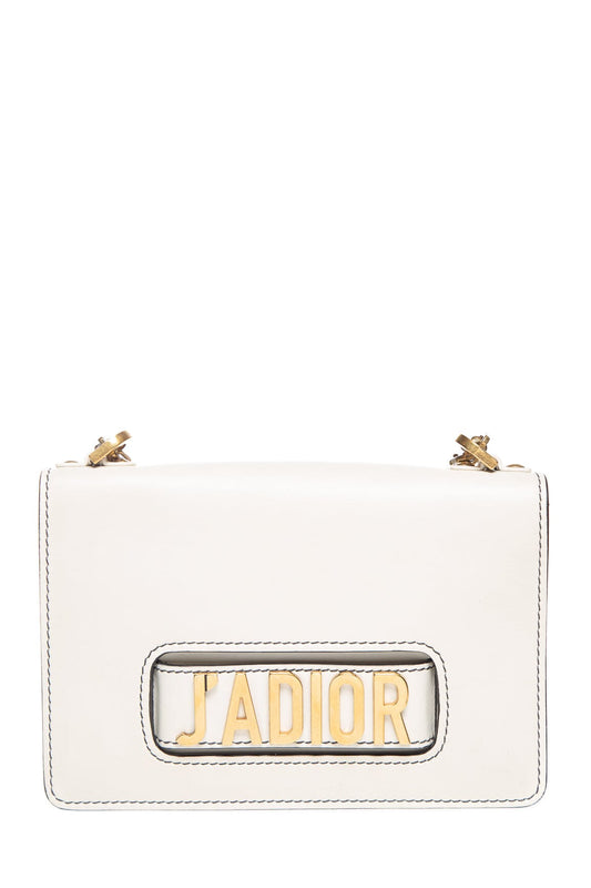 Dior Handbag "J'a" Bag Gold Cream Flap Shoulder Bag