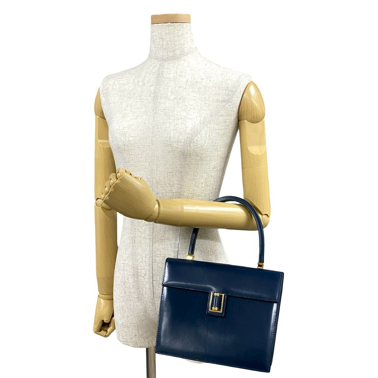 Gucci Old Handbag Leather Logo Travel Bag