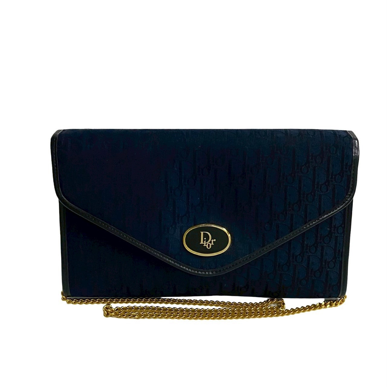 Dior Christian Trotter Shoulder Bag Leather Canvas Shoulder Bag 2