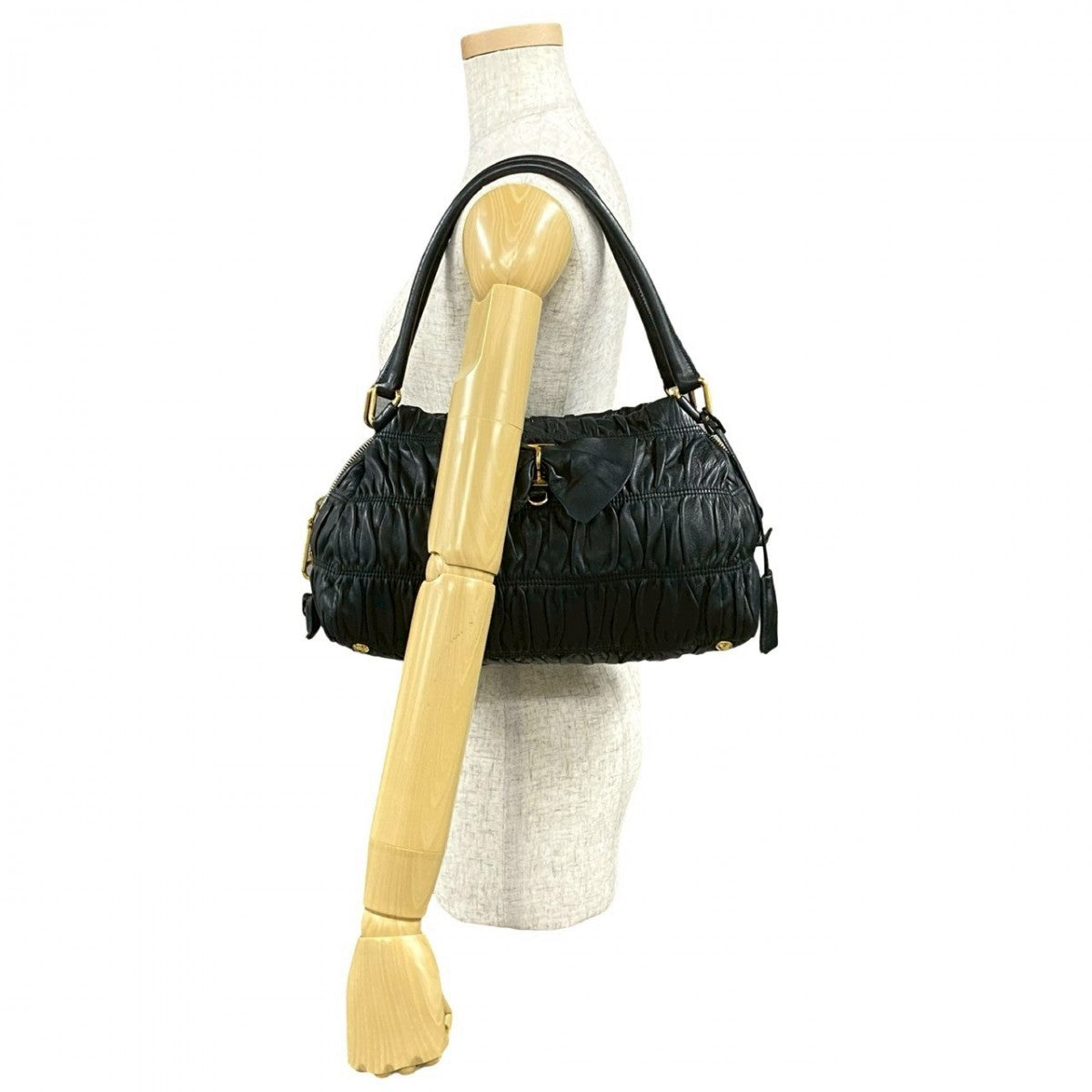 Women Leather Black Travel Bag