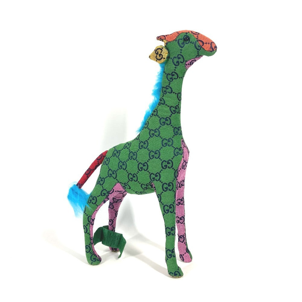 Gucci Plush Doll GG Decorative Canvas Multicolor Handbag