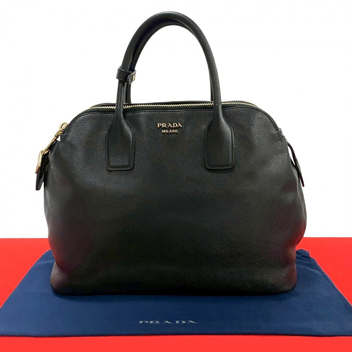 Logometal Women Leather Black Travel Bag