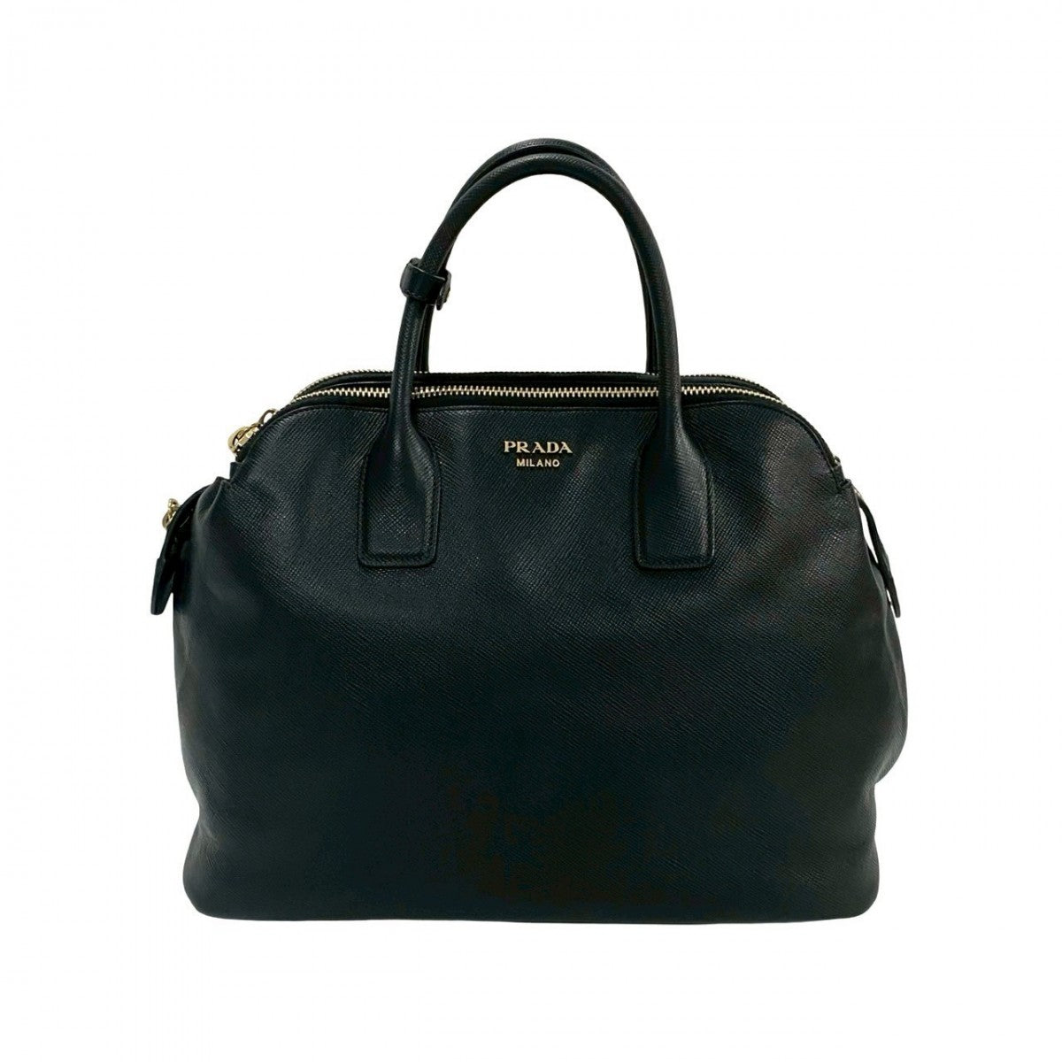 Logometal Women Leather Black Travel Bag