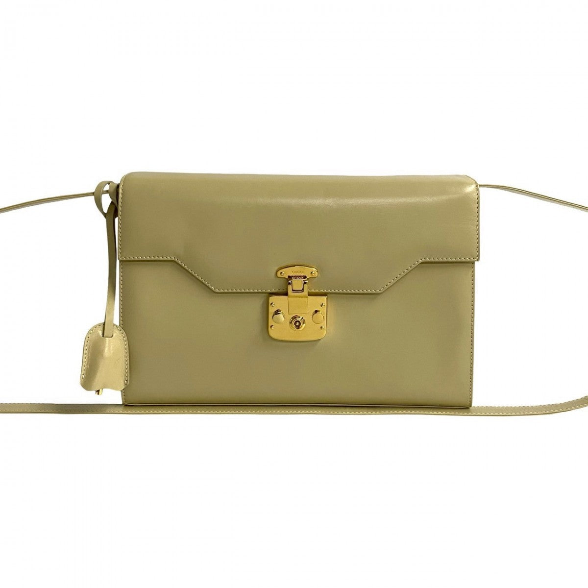 Gucci Ready lock Leather Calfskin White Shoulder Bag