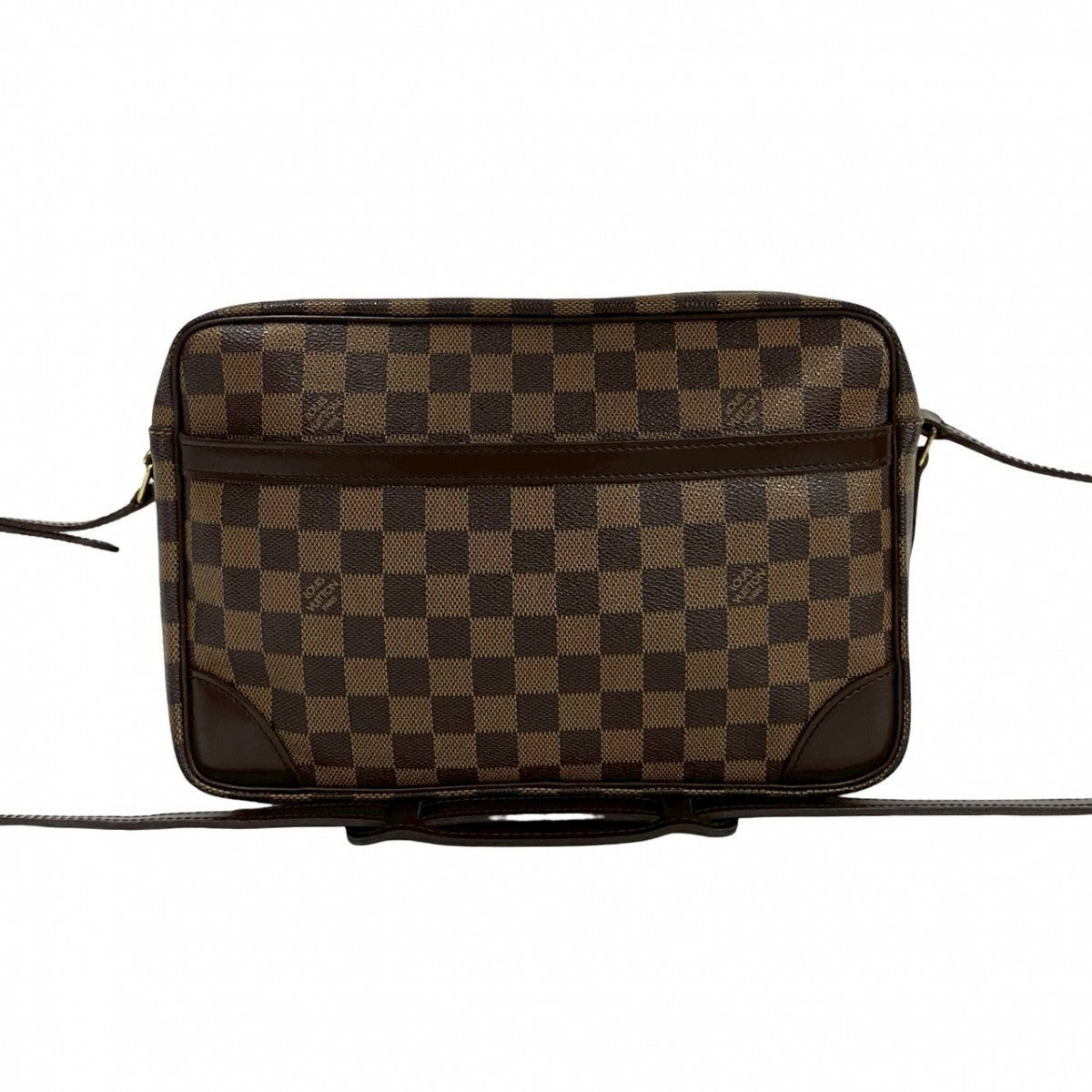 Louis Vuitton N48082 Damier Trocadero Leather Brown Shoulder Bag