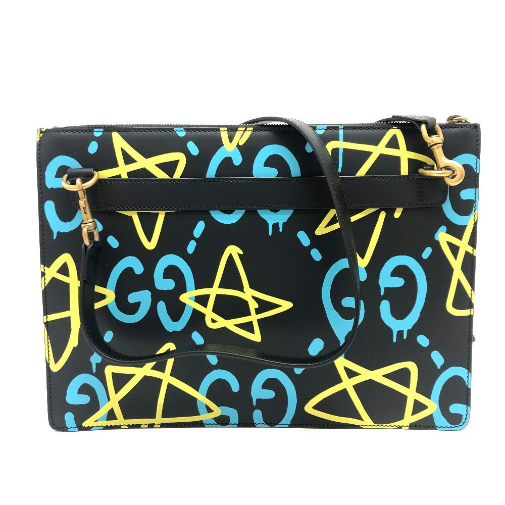 Gucci ghost Leather Black Shoulder Bag