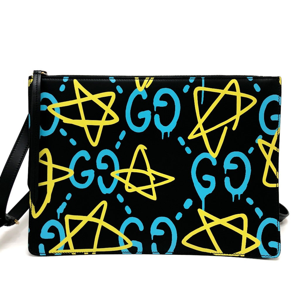 Gucci ghost Leather Black Shoulder Bag