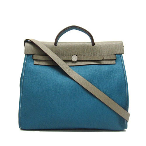 Hermes Luxury Herbag Ladies Way Canvas Travel Bag