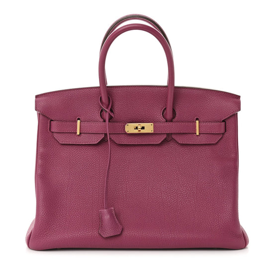 Hermes Togo Birkin Tosca Handbag Travel Bag