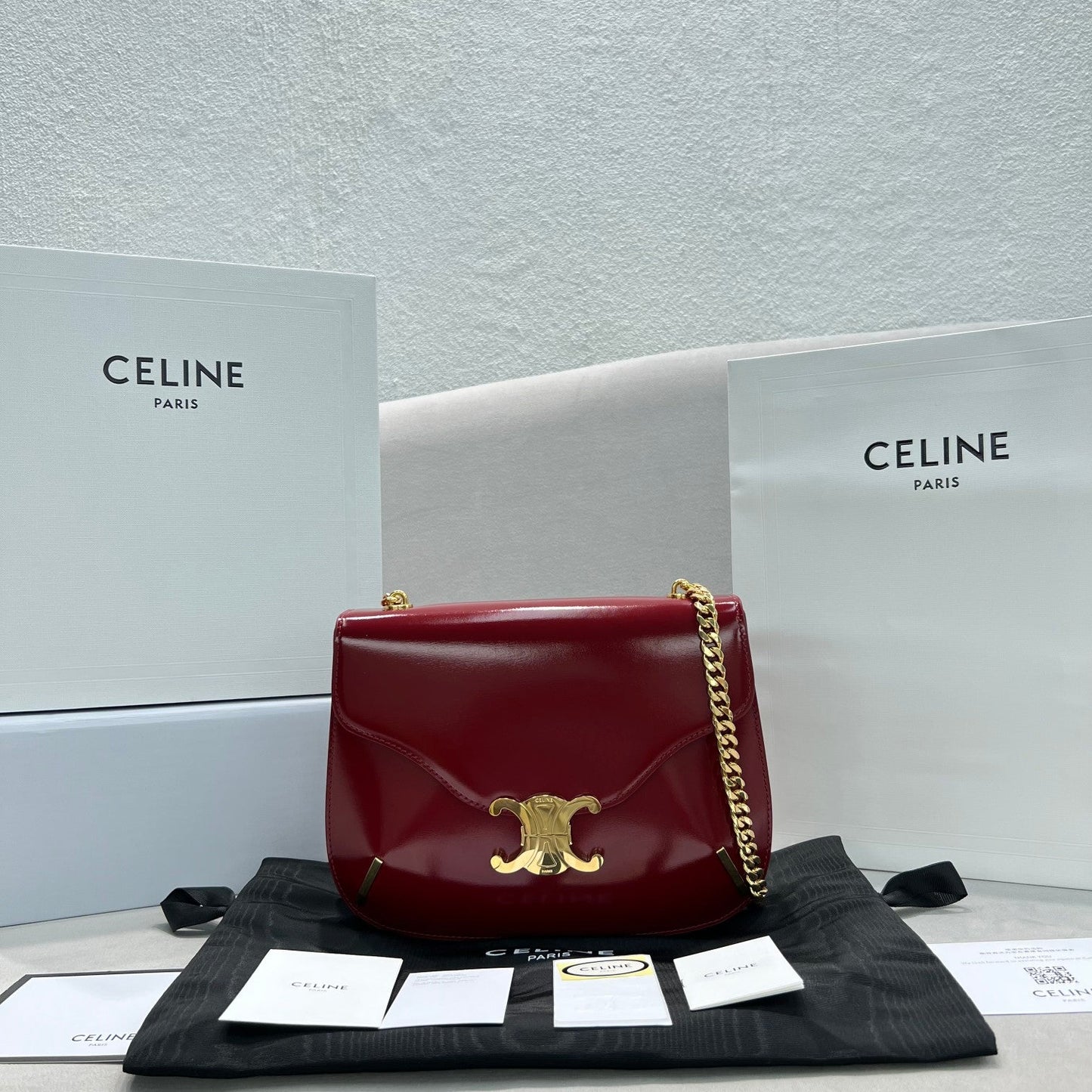 Top Quality Besatop Quality Triomphe Carmin For Chain Travel Bag