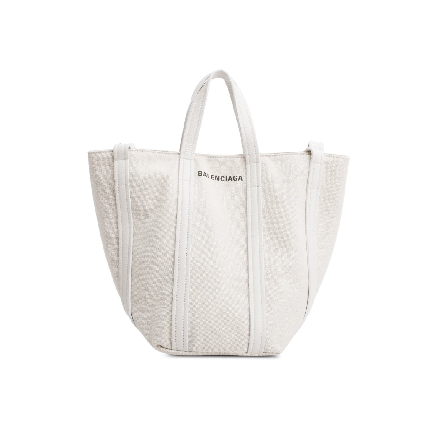 Balenciaga Neutral Fabric Everyday Xs North South Tote Canvas Tote Bag