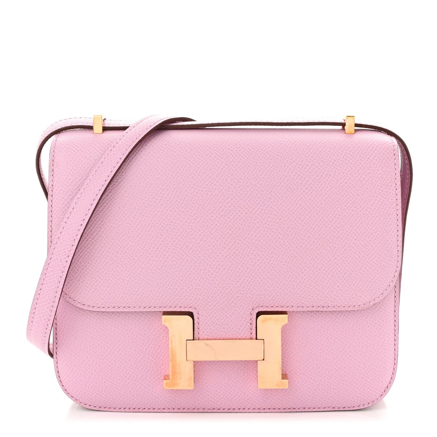 Hermes Epsom Constance Mauve Sylvestre Handbag Travel Bag