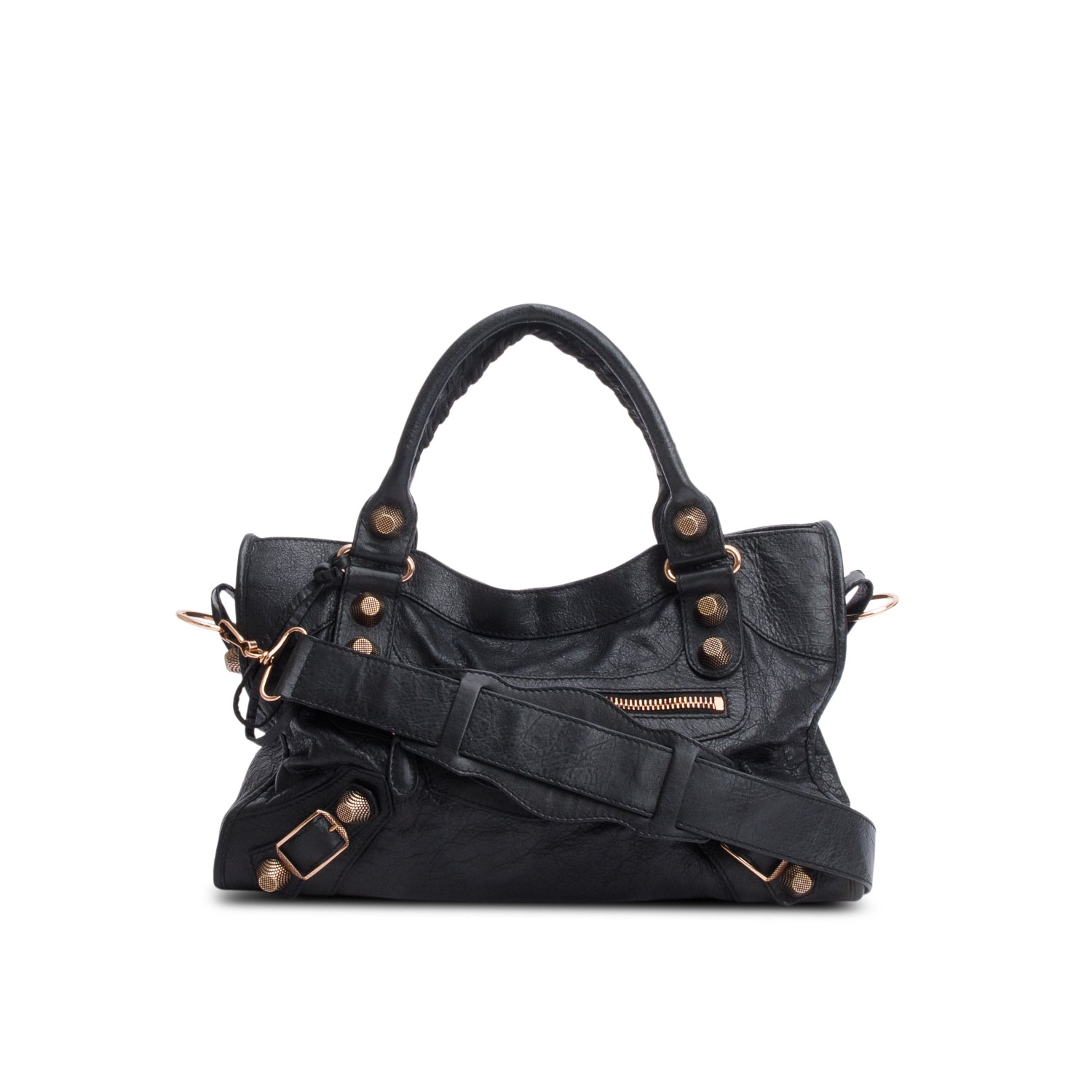 Balenciaga Agneau Giant City Bag Black Travel Bag