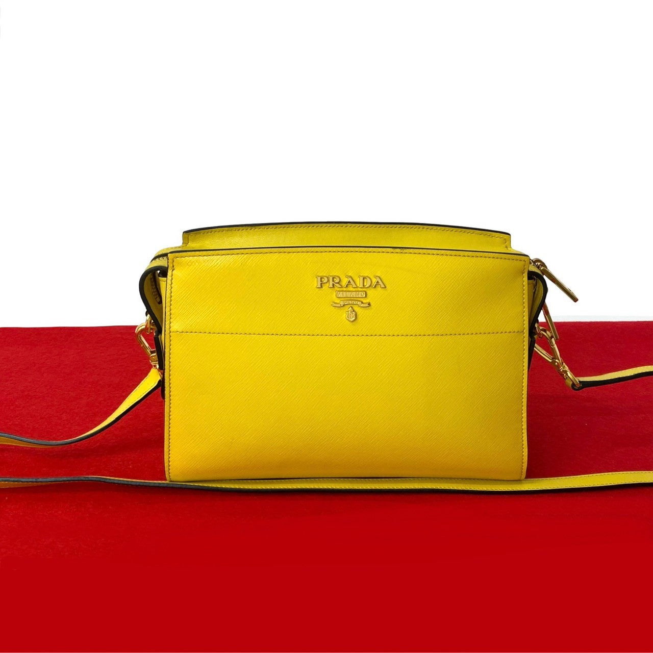 Prada Shoulder Bag Leather Saffiano Shoulder Bag 5