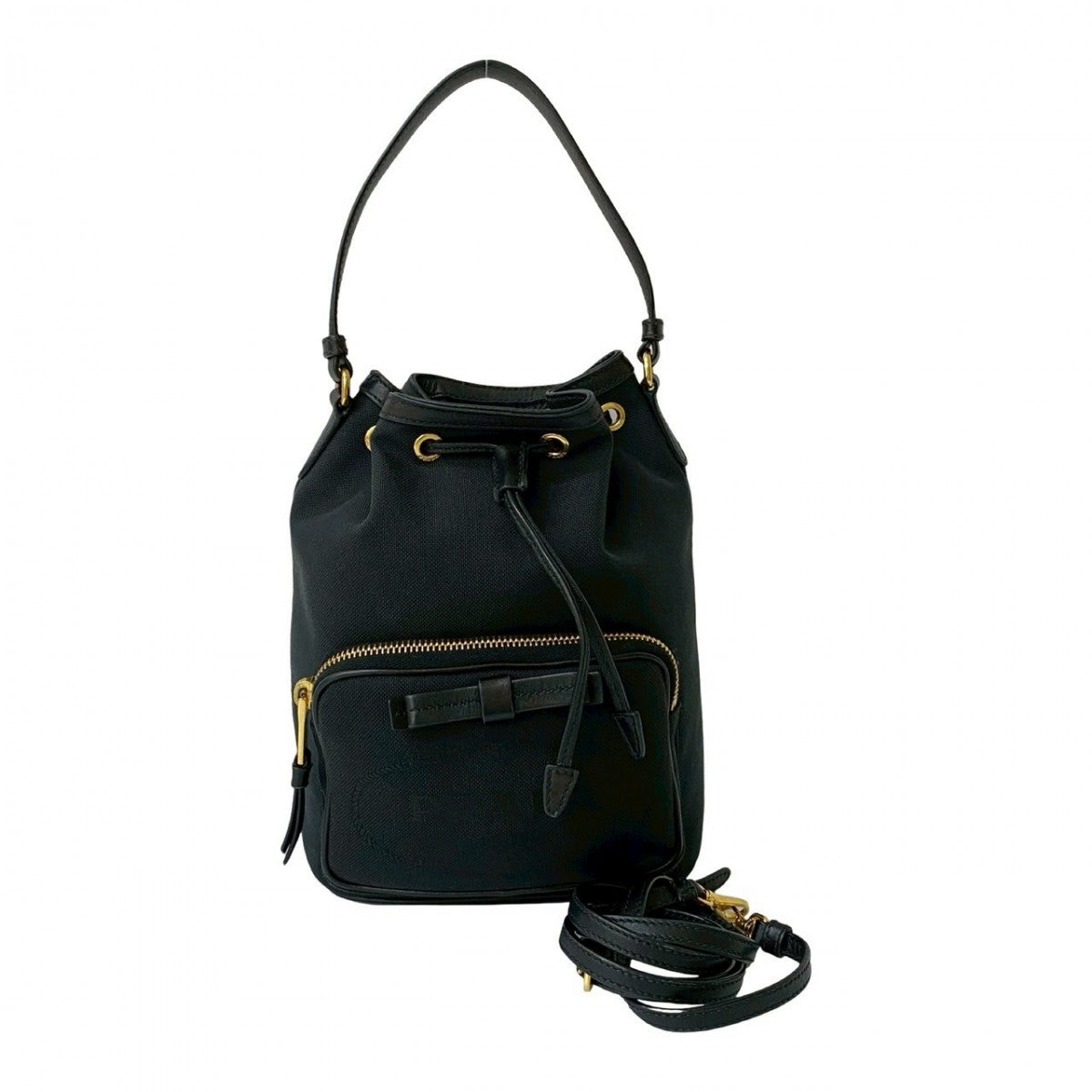 Shoulder Bag , Logo Duet Women Leather Canvas
