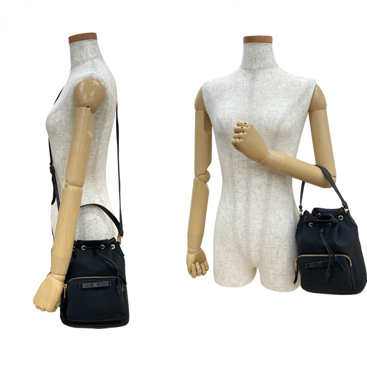 Shoulder Bag , Logo Duet Women Leather Canvas