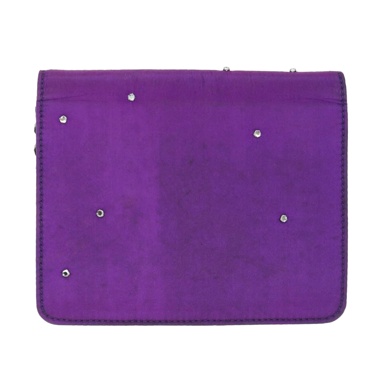 Luxury Pouch Purple Handbag Satin Chain Travel Bag