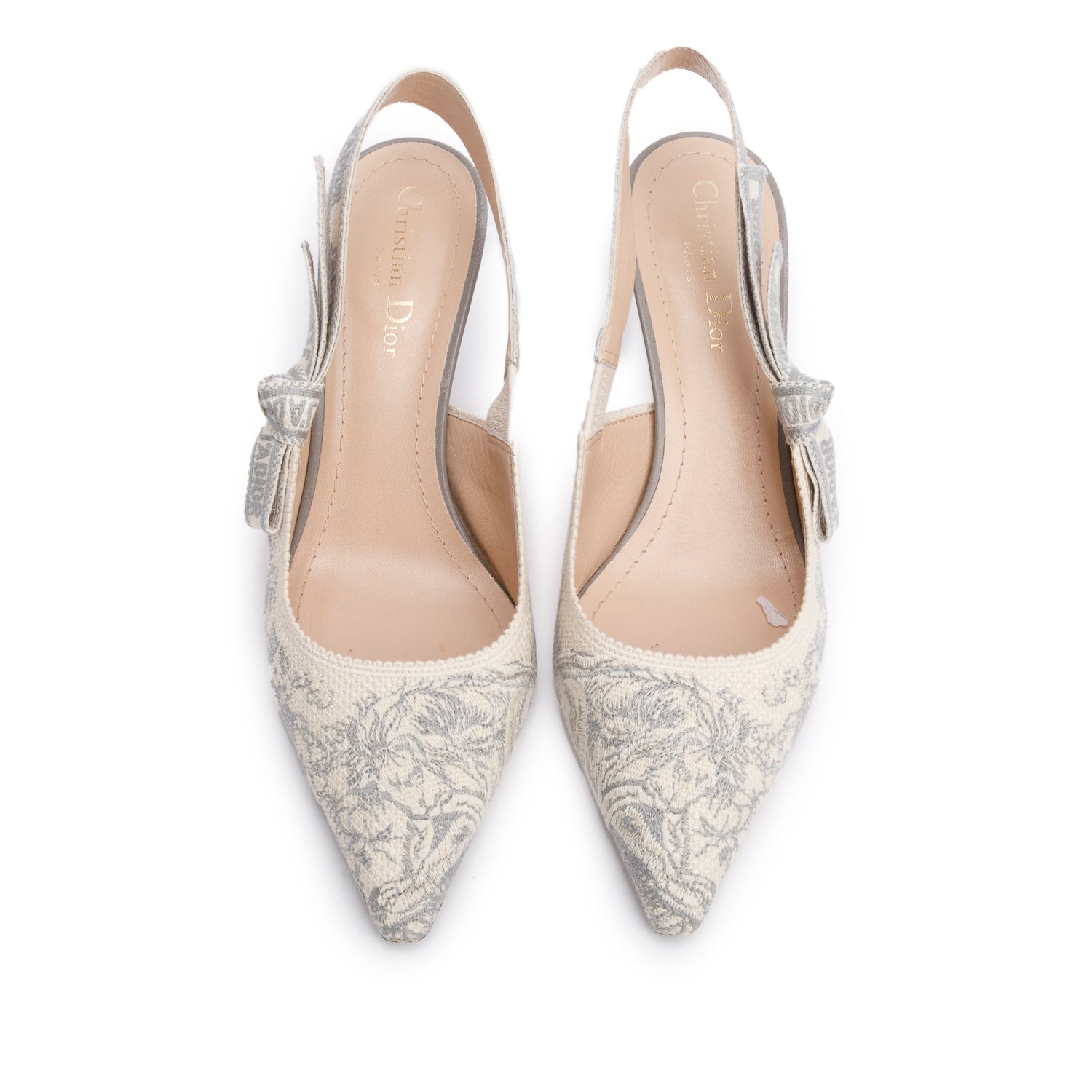 Dior Christian Grey Technical Fabric Toile De Jouy Shoes
