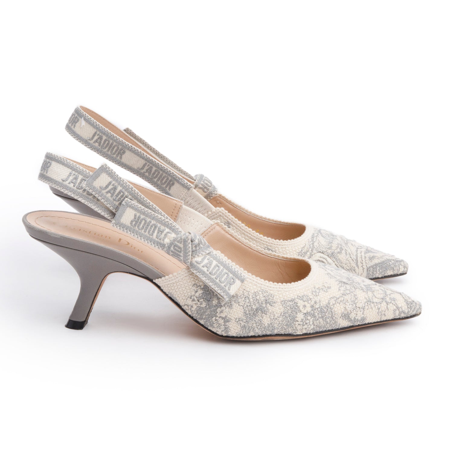 Dior Christian Grey Technical Fabric Toile De Jouy Shoes