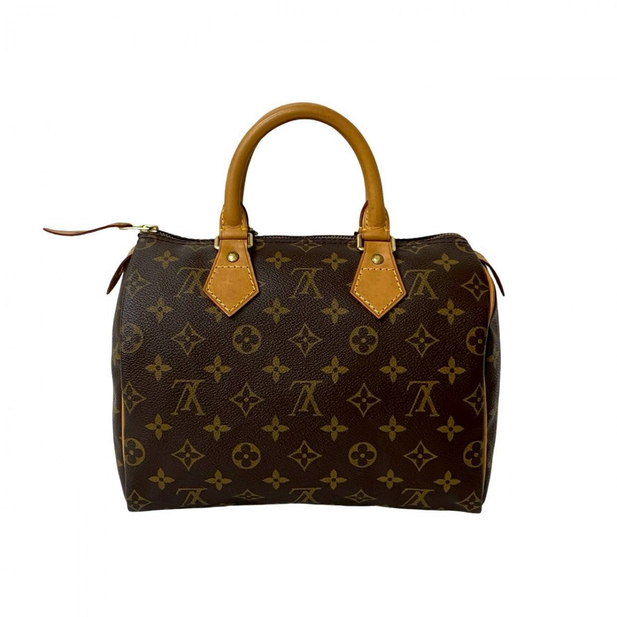 Louis Vuitton M41528 Speedy 25 Monogram Leather Brown Handbag