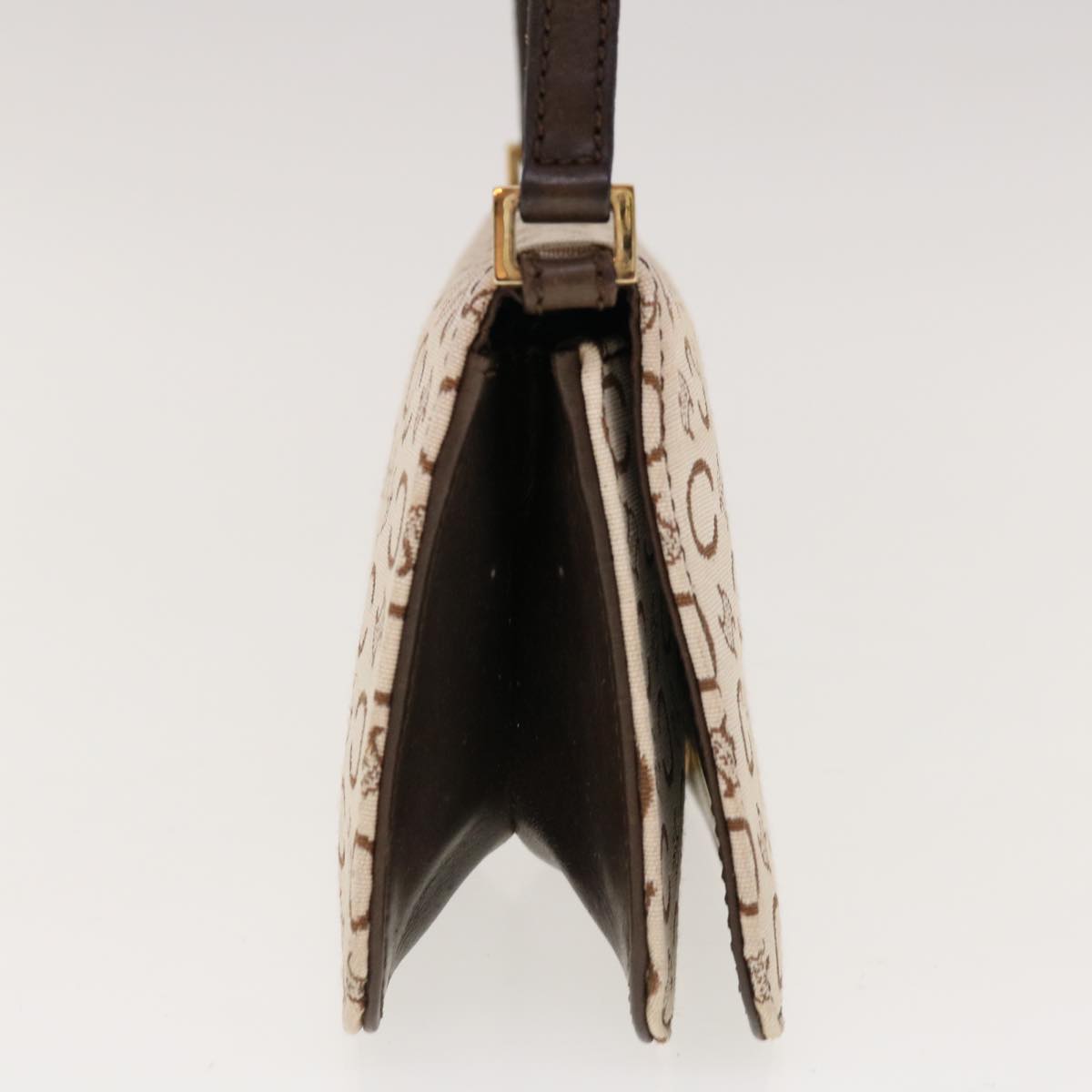 Luxury C Macadam Shoulder Bag Canvas Brown