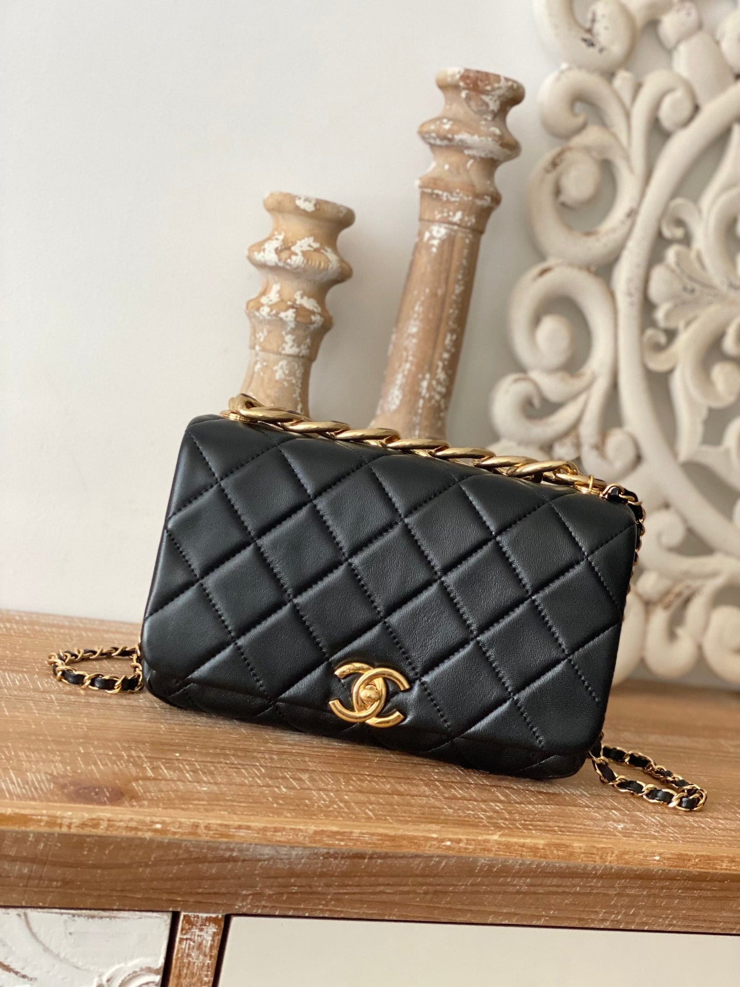 Chllarge Top Qualityap Bag For Women Black Travel Bag