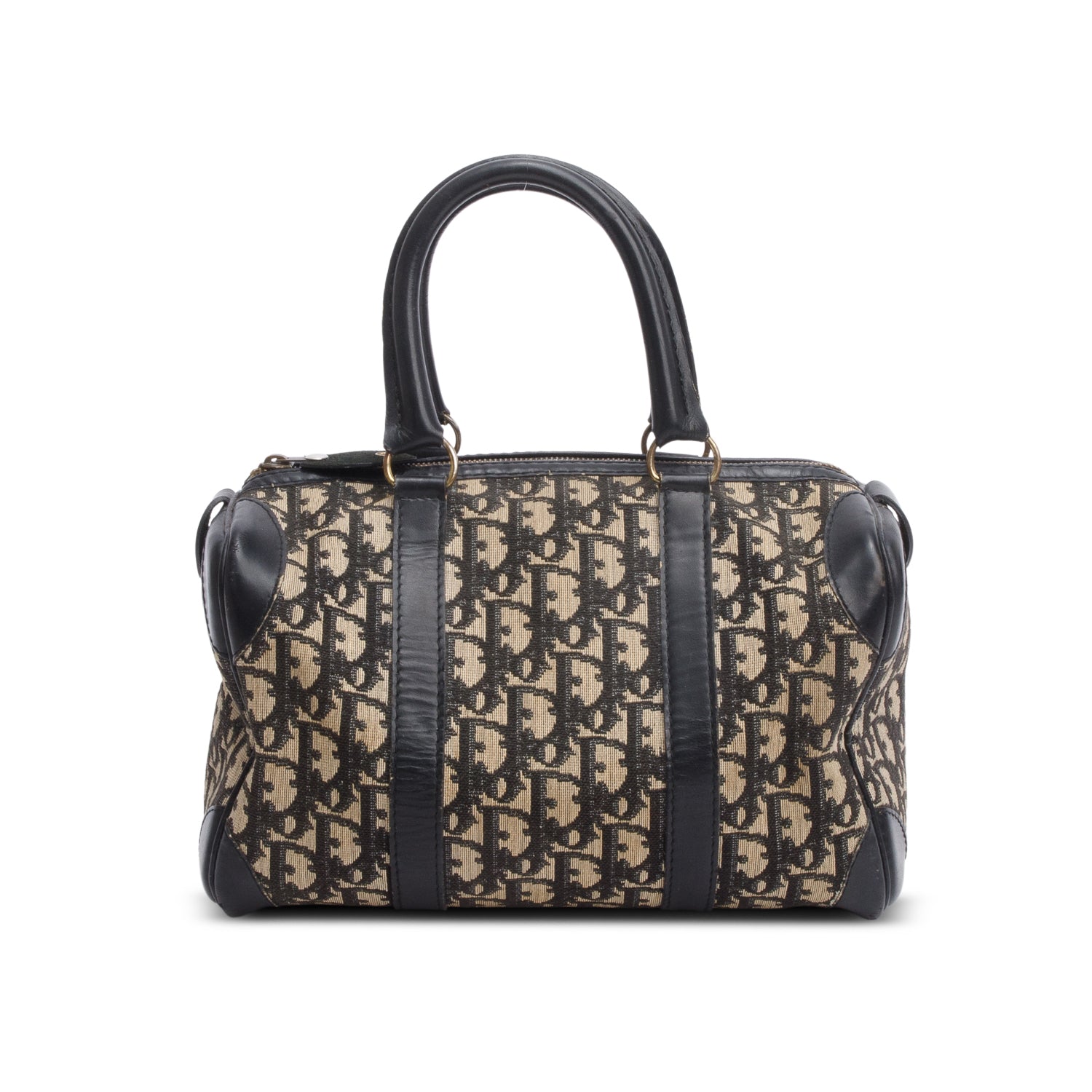 Dior Christian Navy issimo Boston Bag Small Travel Bag